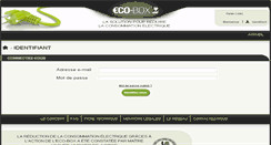 Desktop Screenshot of adherent.eco-box.fr